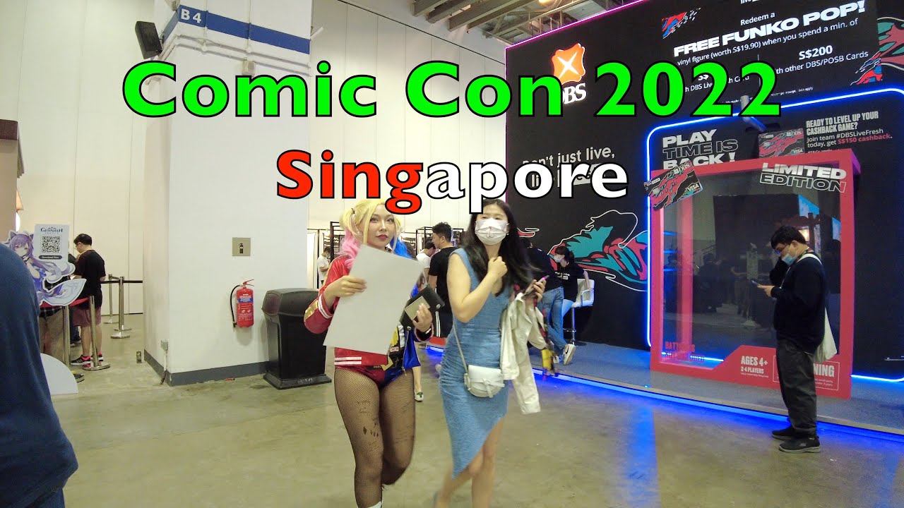 Comic Con 2022 Singapore - Event Walk Tour 4K UHD #comiccon #singapore #dccomics