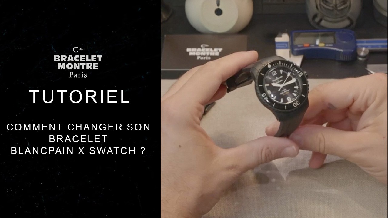 Comment changer son bracelet Blancpain x Swatch ? | Tutoriel Cie Bracelet Montre