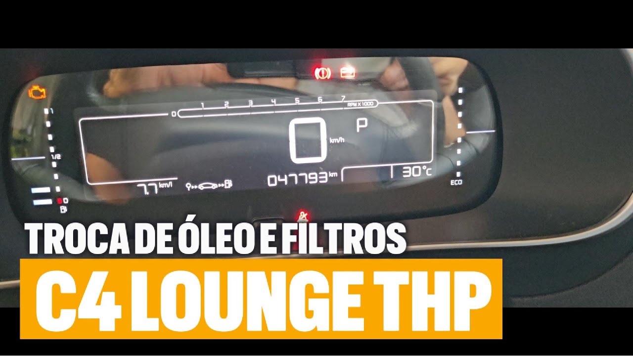 Troca de óleo e filtros C4 Lounge THP