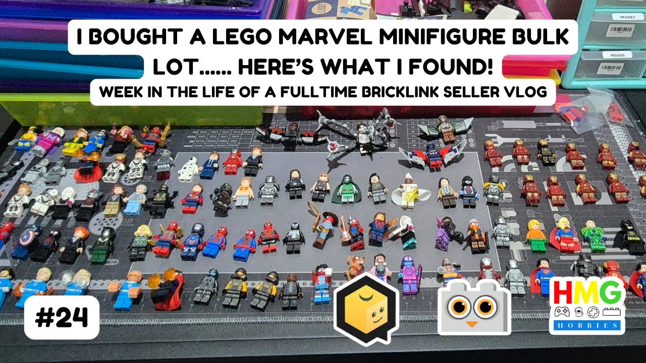 I BOUGHT A LEGO MARVEL MINIFIGURE BULK LOT... HERE'S WHAT I FOUND! Bricklink Seller Vlog #24