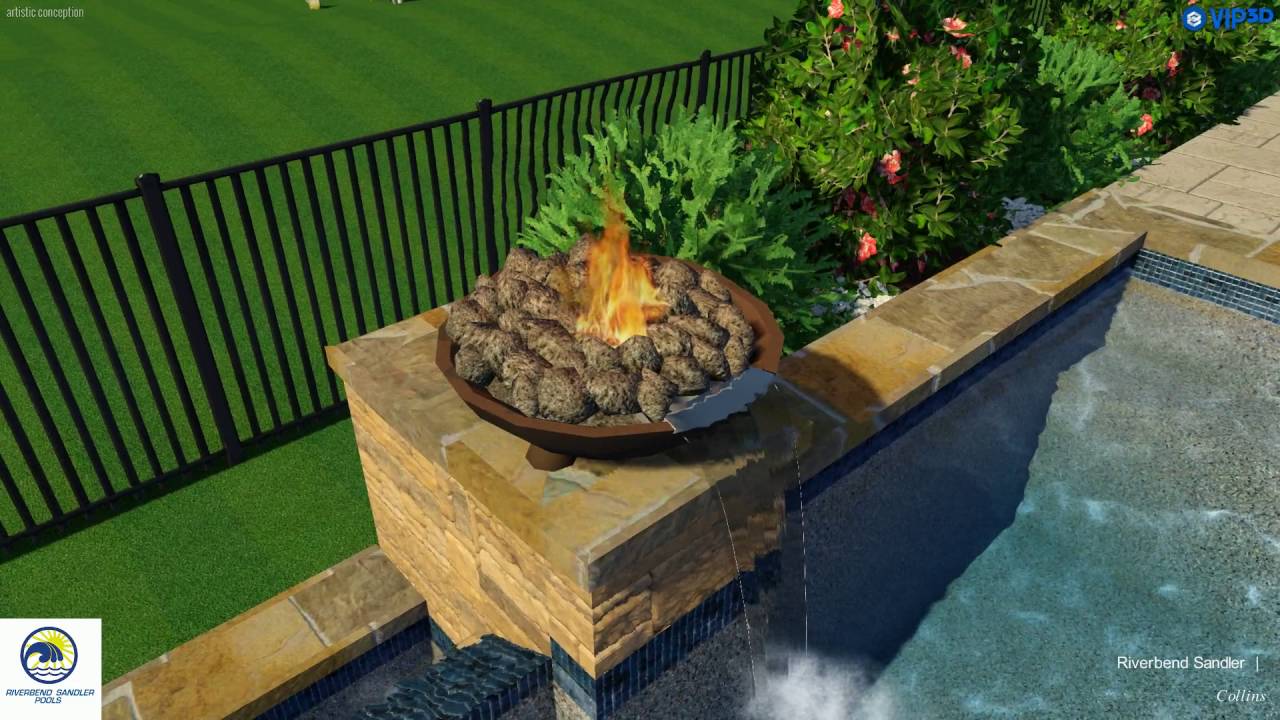 Custom Pool Dallas | Reverse Negative Edge Spillway