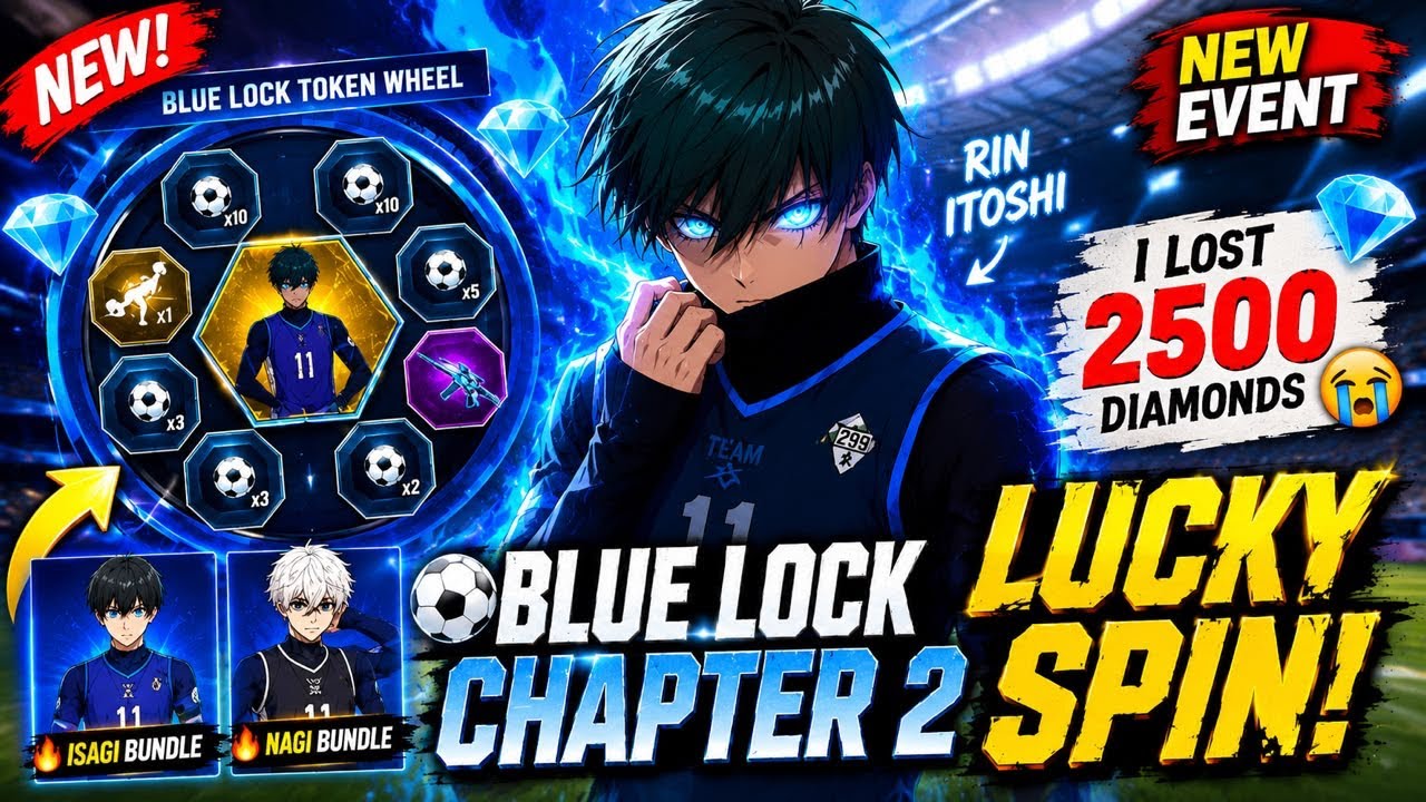  💎😭 Blue lock chapter 2 | Diamonds wasted !! freefire max
