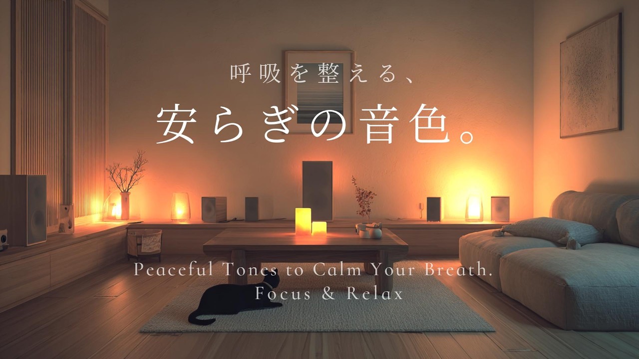 【夜のギターBGM】呼吸を整える、安らかな音色。｜Quiet Guitar Lo Fi for Focus & Relax 🌙