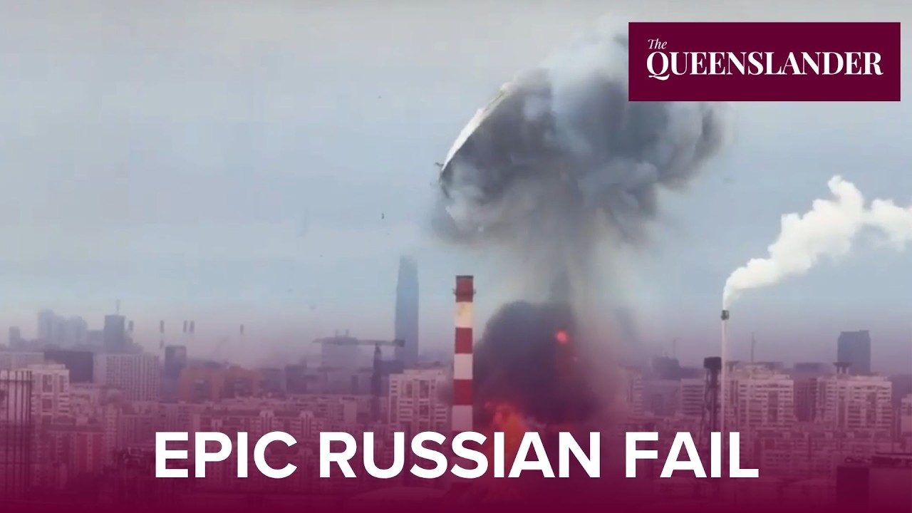 FULL VIDEO: Russian Air Defence Blows Up Their Own Fuel Tank!