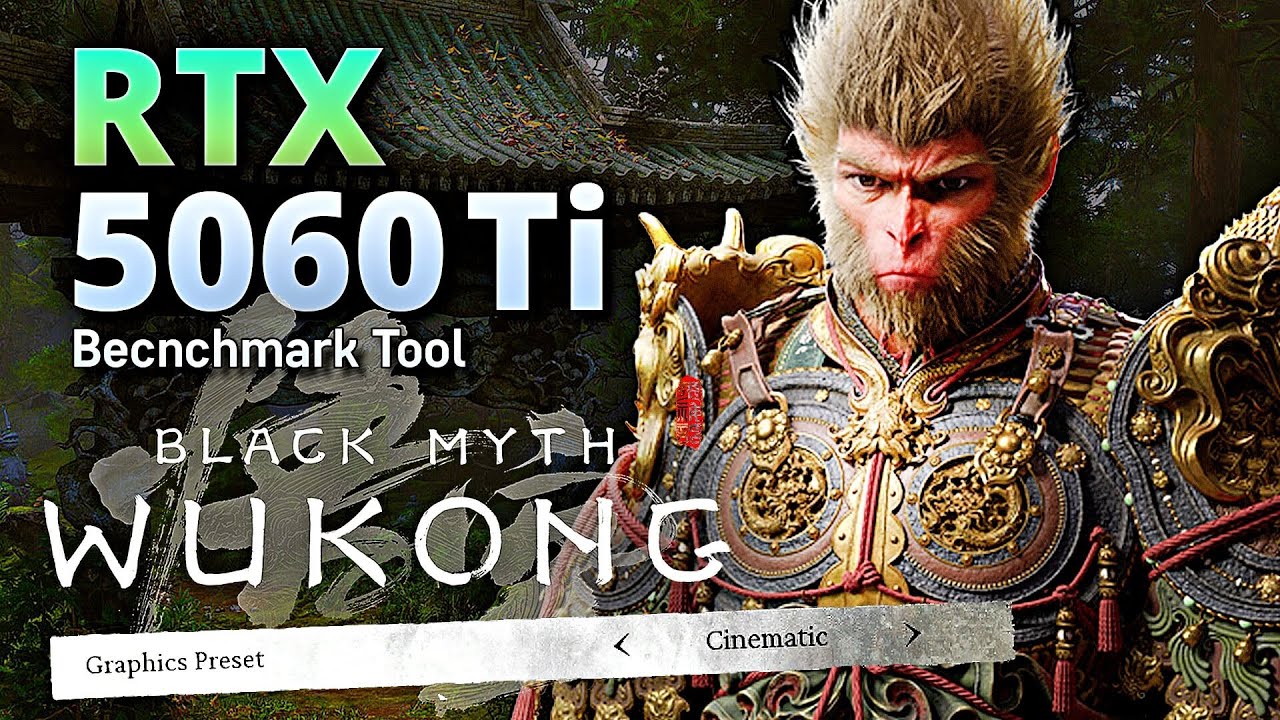 RTX 5060 Ti 16GB | Black Myth Wukong Benchmark FPS Test | Graphic Preset: Cinematic🔥