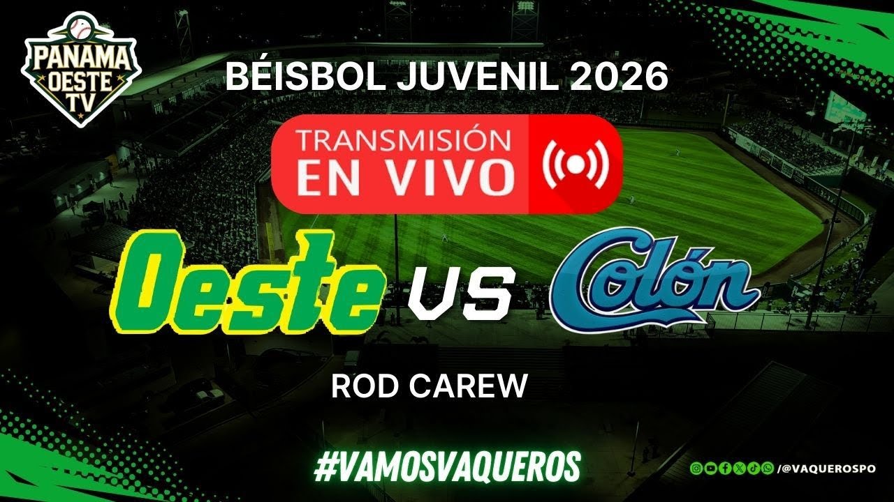 #ENVIVO | OESTE VS HERRERA | ⚾ BEISBOL JUVENIL 2026