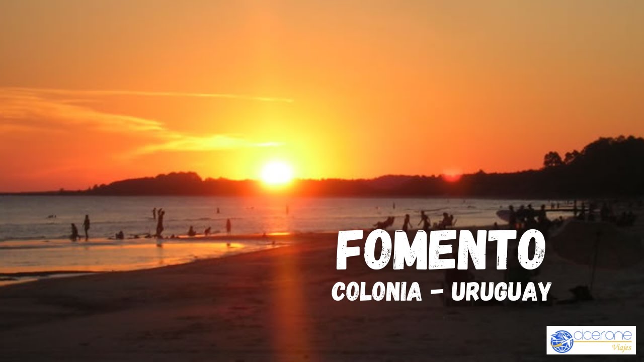 Playa Fomento, Colonia Uruguay, arenas blancas y agua de rio, disfrute total para toda la familia.