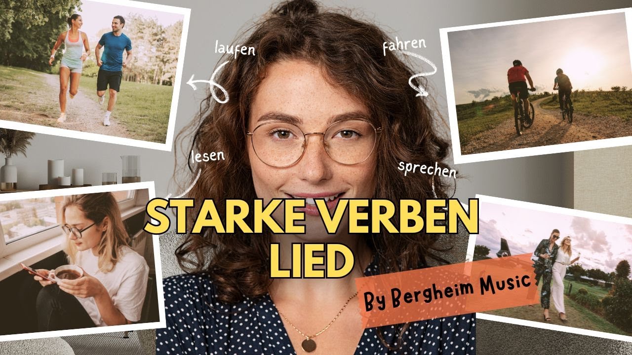 Starke Verben im Präsens (Learn German verbs singing)