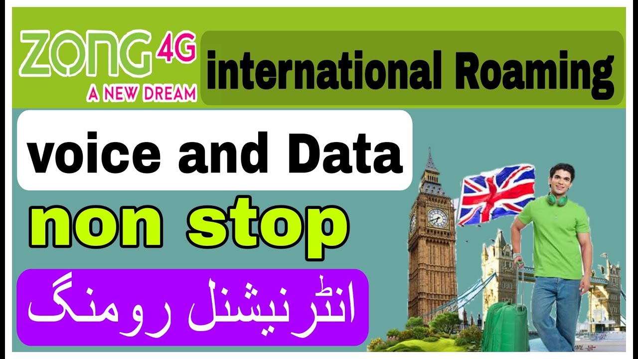 zong international Roaming data package 2024 | zong roaming international packages
