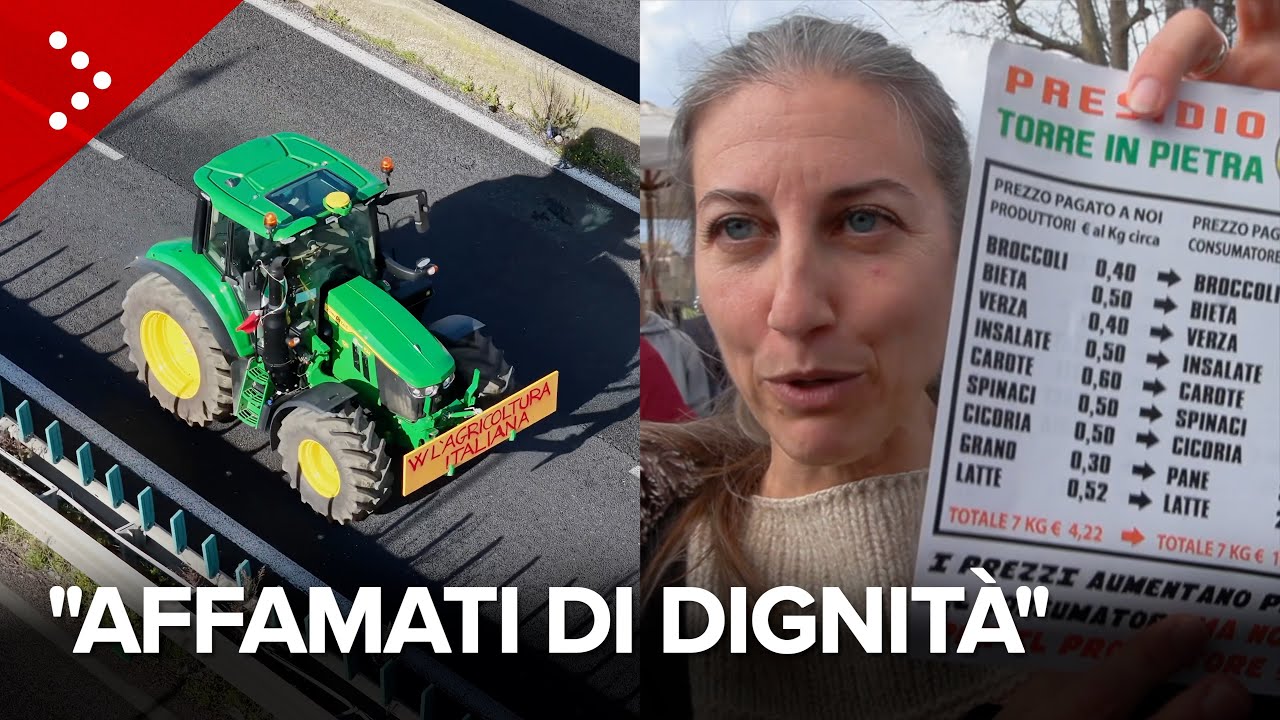 Protesta a Roma, trattori lungo l'Aurelia. Agricoltori: 