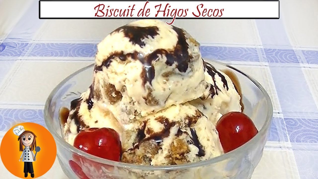 🍨 Biscuit Helado de Higos Secos | Receta de Cocina en Familia