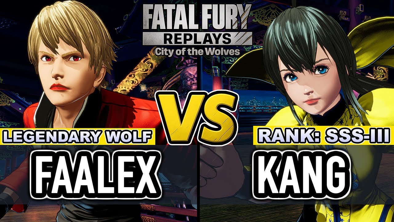 FF COTW ▰ FAALEX (Rock) vs KANG (Hotaru) ▰ Fatal Fury CotW High Level Gameplay