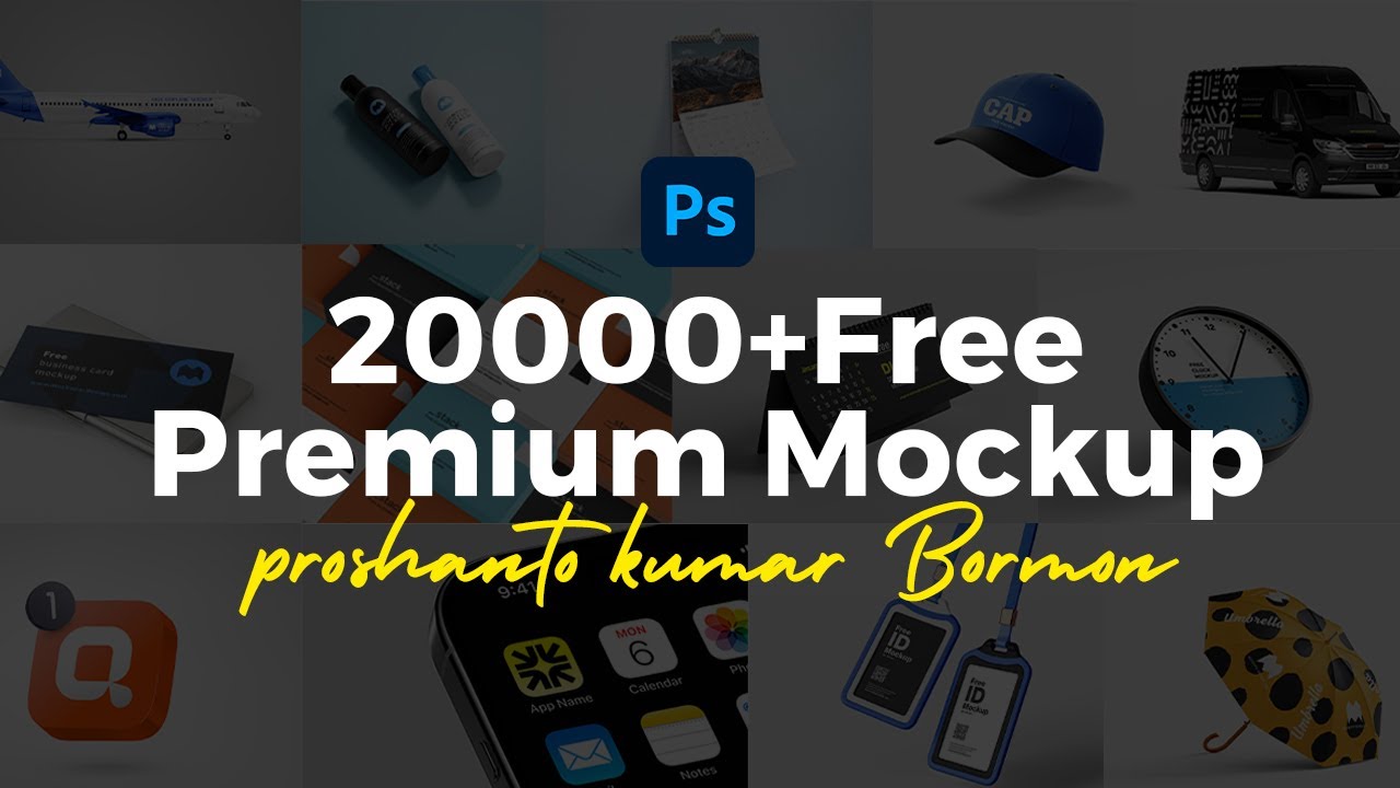 Best 20,000+ Free Mockup Websites 2025 | Premium Quality, No Watermark