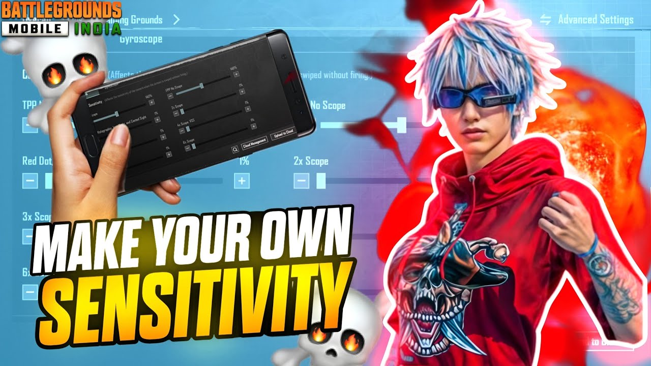 How to make your own Sensitivity | Best zero Recoil Sensitivity for BGMI | Sensitivity Settings Code