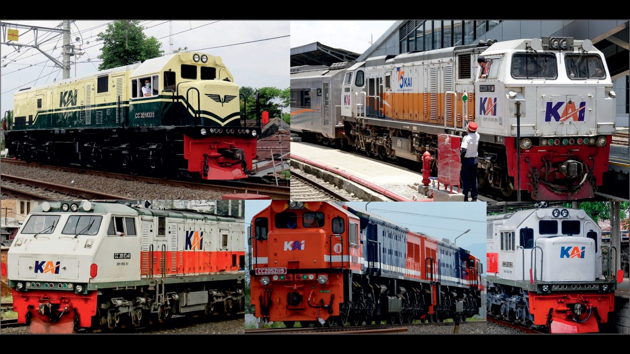 KERETA API PANJANG‼️LINTAS KERETA API JALUR SELATAN