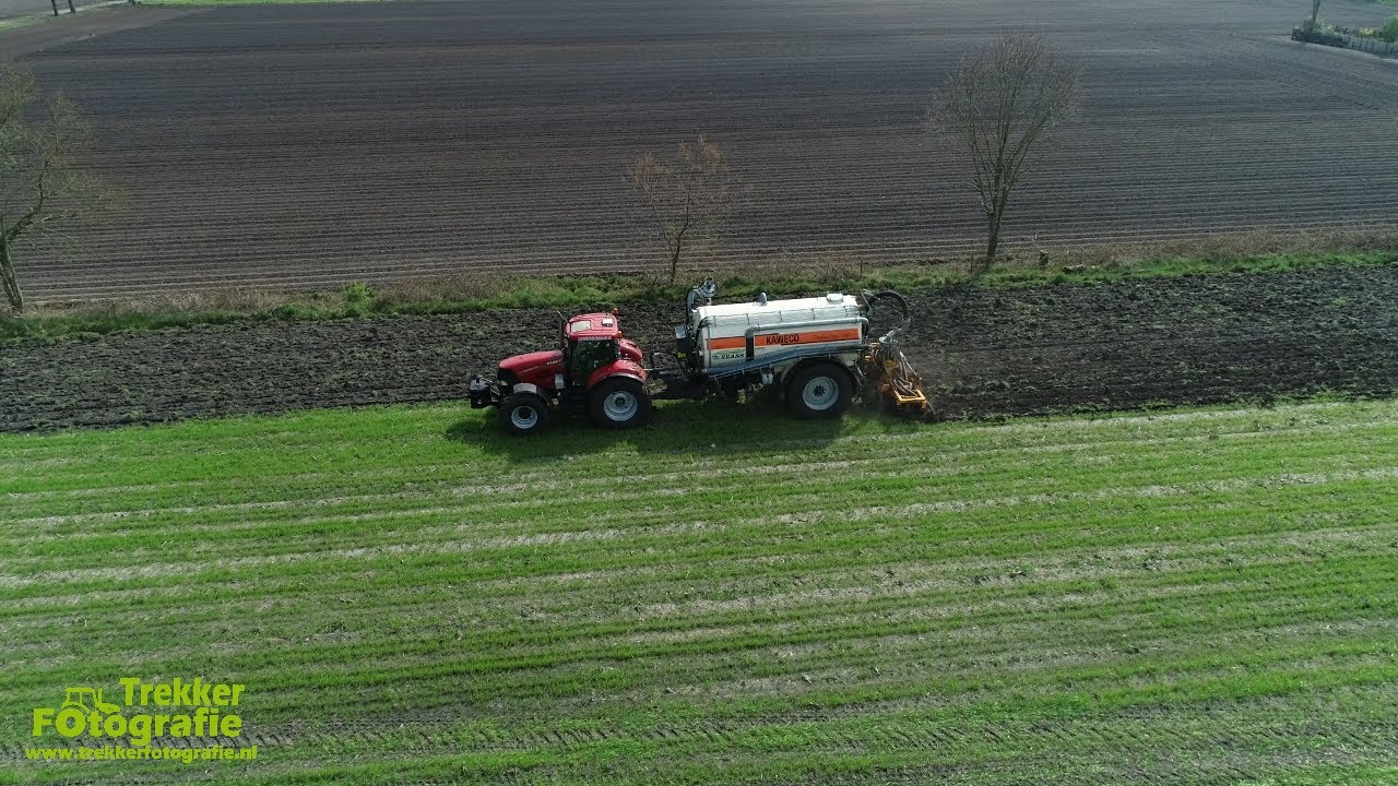 Mestseizoen 2019 Loonbedrijf Krans aan het bouwland bemesten