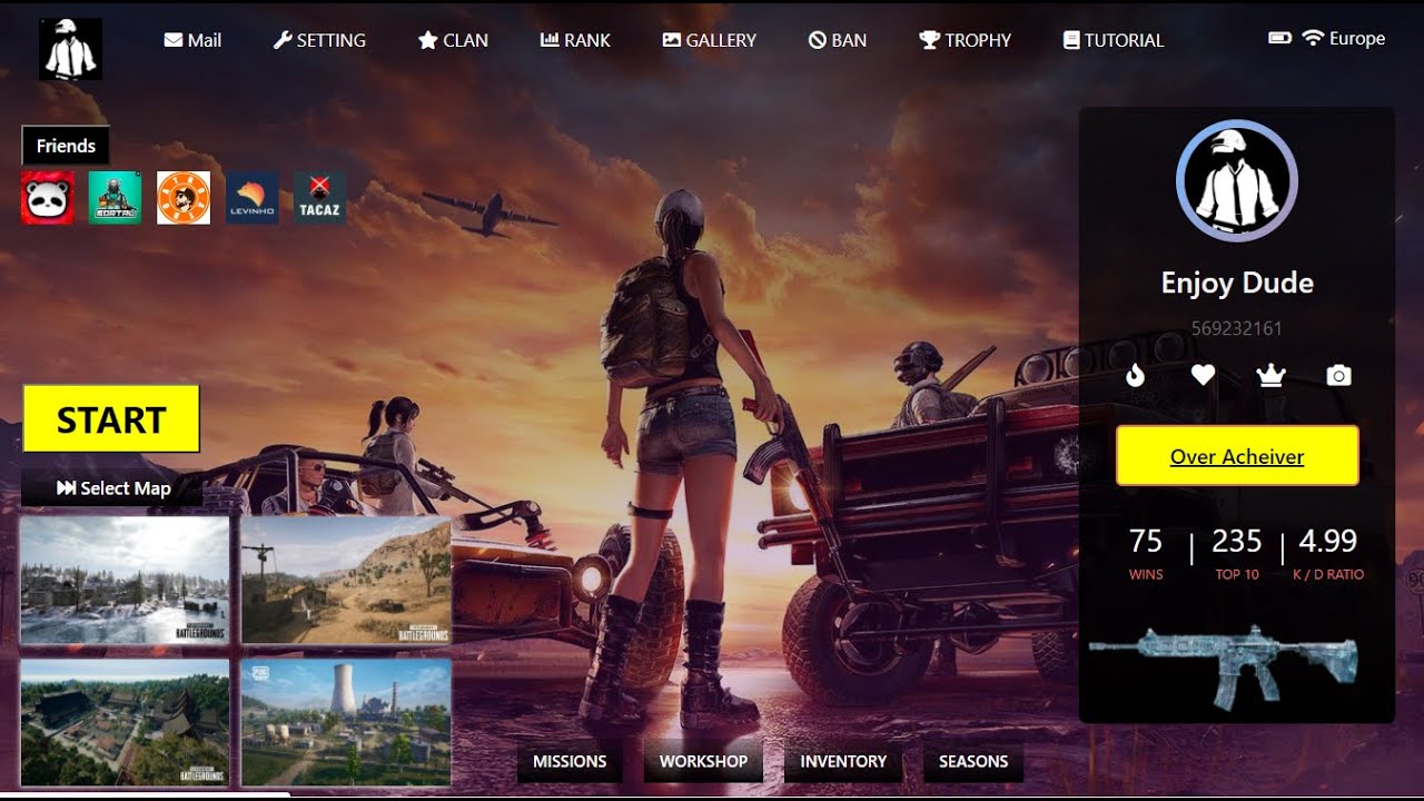 PUBG Lobby Page Design Using HTML and CSS | HTML and CSS Tutorial