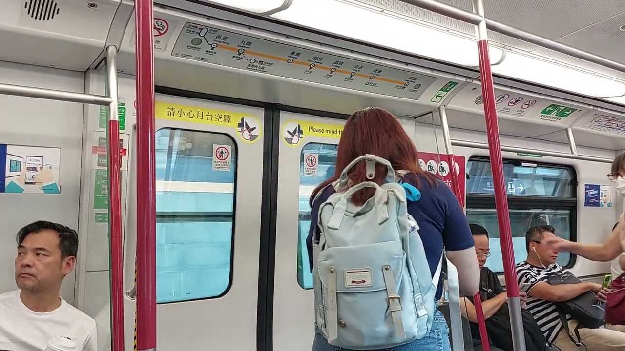 (短暫見晴朗) 港鐵東涌綫: CAF-Train (V612/V812)荔景至東涌行車片段