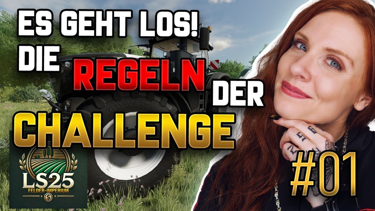 🚜 LS25: Felder-Imperium Challenge – Der große Projektstart! 💰 Alle Regeln & erste Schritte #001