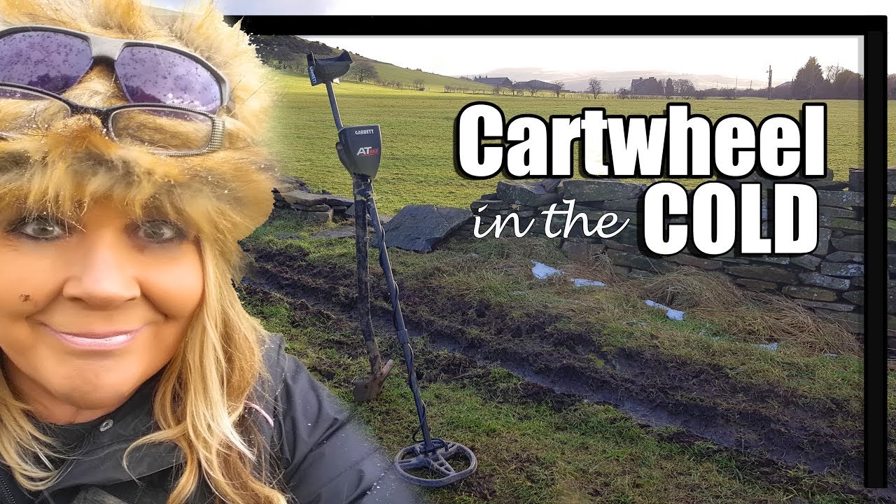 Digger Dawn - Cartwheel in the COLD hunting an old farm with the Garrett AT MAX