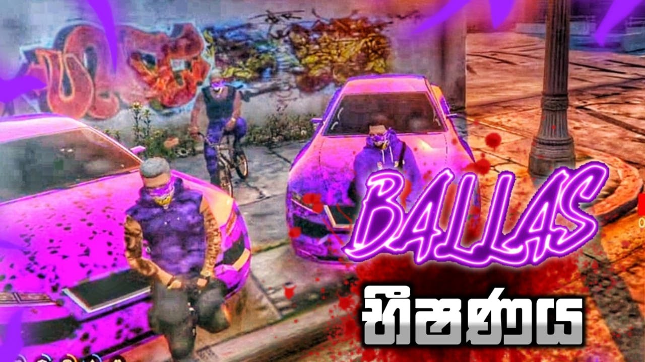 GTAV CeylonRP 47 Ballas vs Vagos භීශණය Revenge Boys