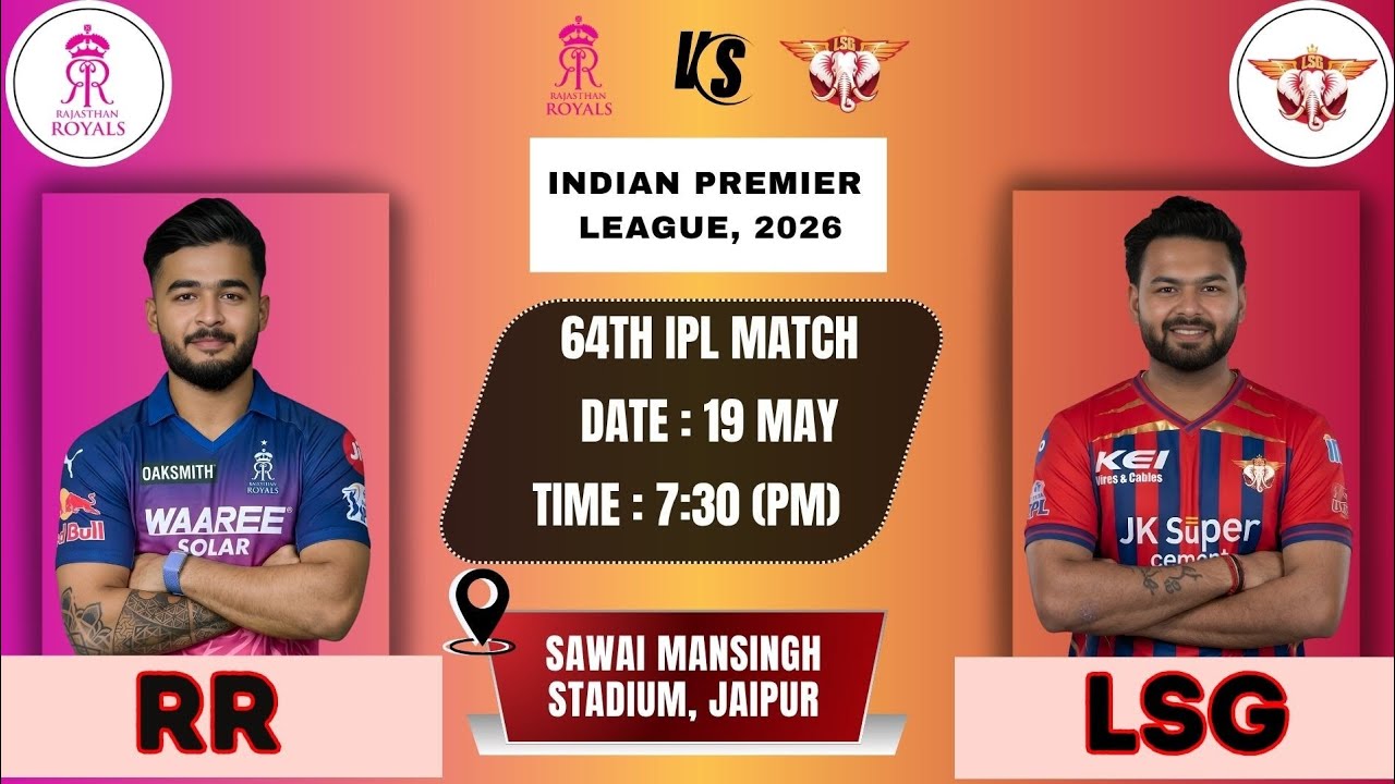 rr vs lsg, rr vs lsg dream11 prediction, rr vs lsg dream11, dream11 team today of match, ipl 2026