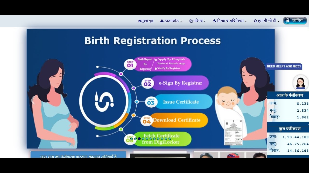 Birth certificate By PCTS