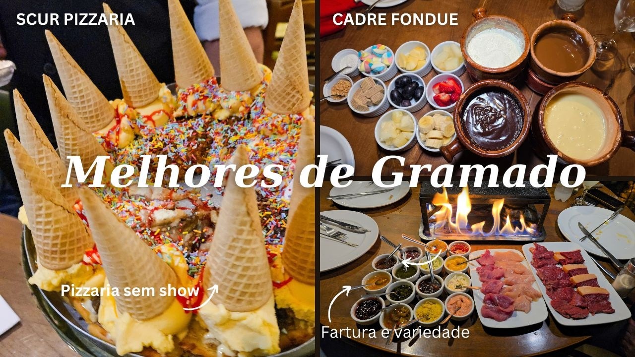Cadre fondue e Scur pizzaria em Gramado. O melhor fondue e a melhor pizzaria (sem shows) da cidade