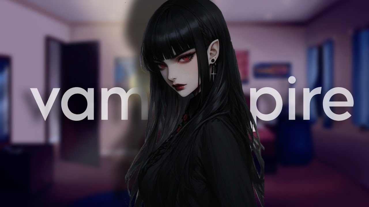 (Asmr Roleplay) Vampira te visitando à noite