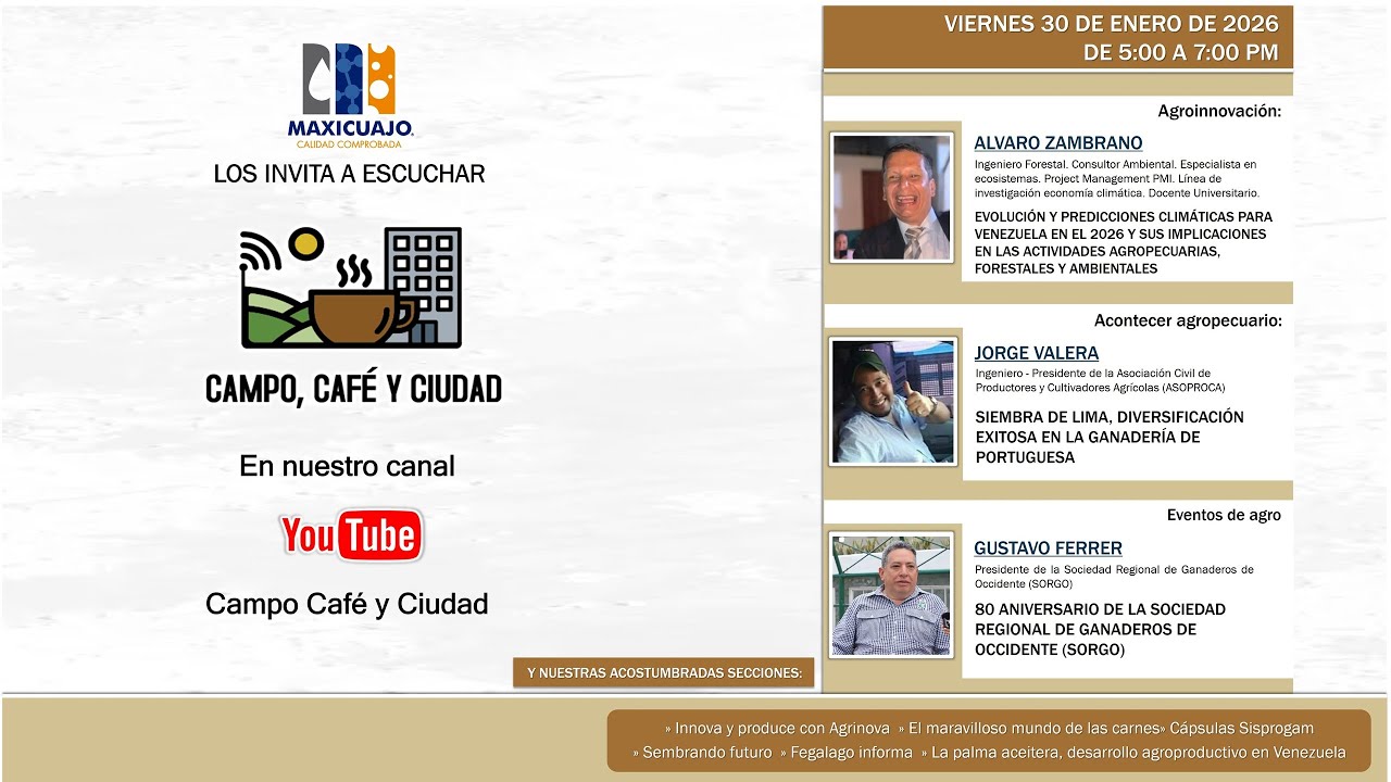 Campo, Café y Ciudad del 30 de enero 2026