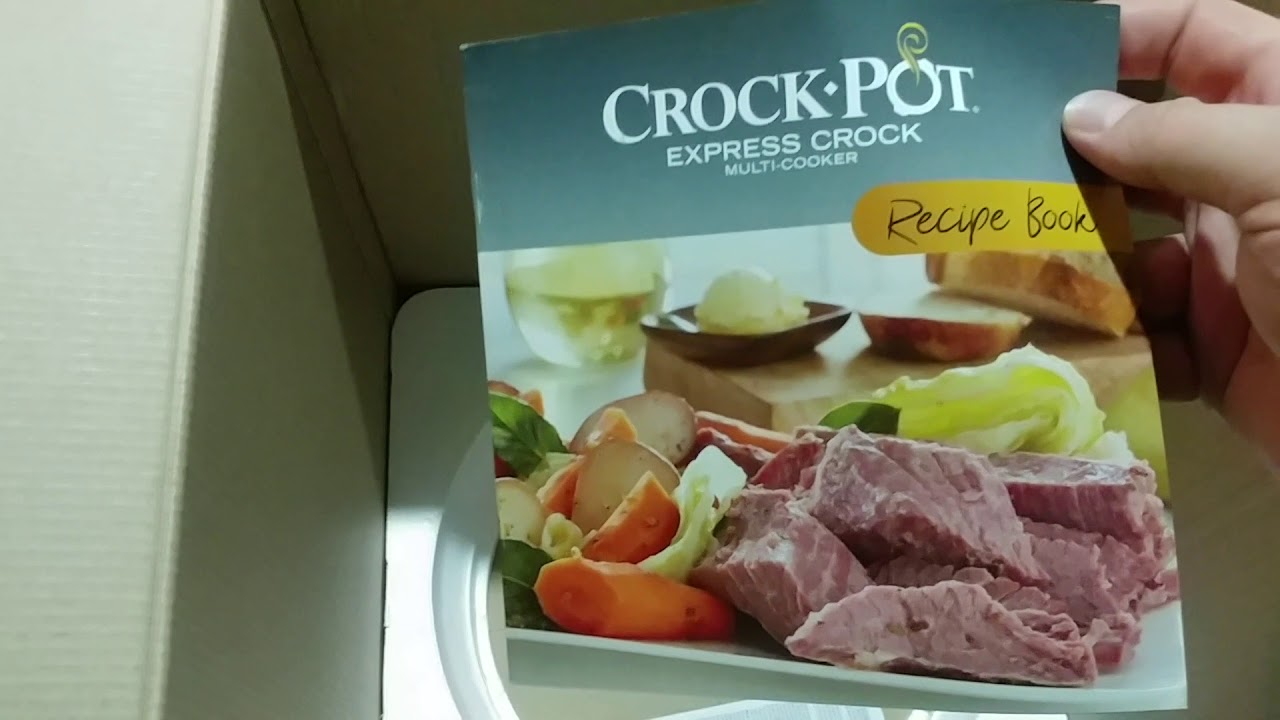 Crock Pot Express Crock Multi-Cooker Unboxing & 1st Impressions