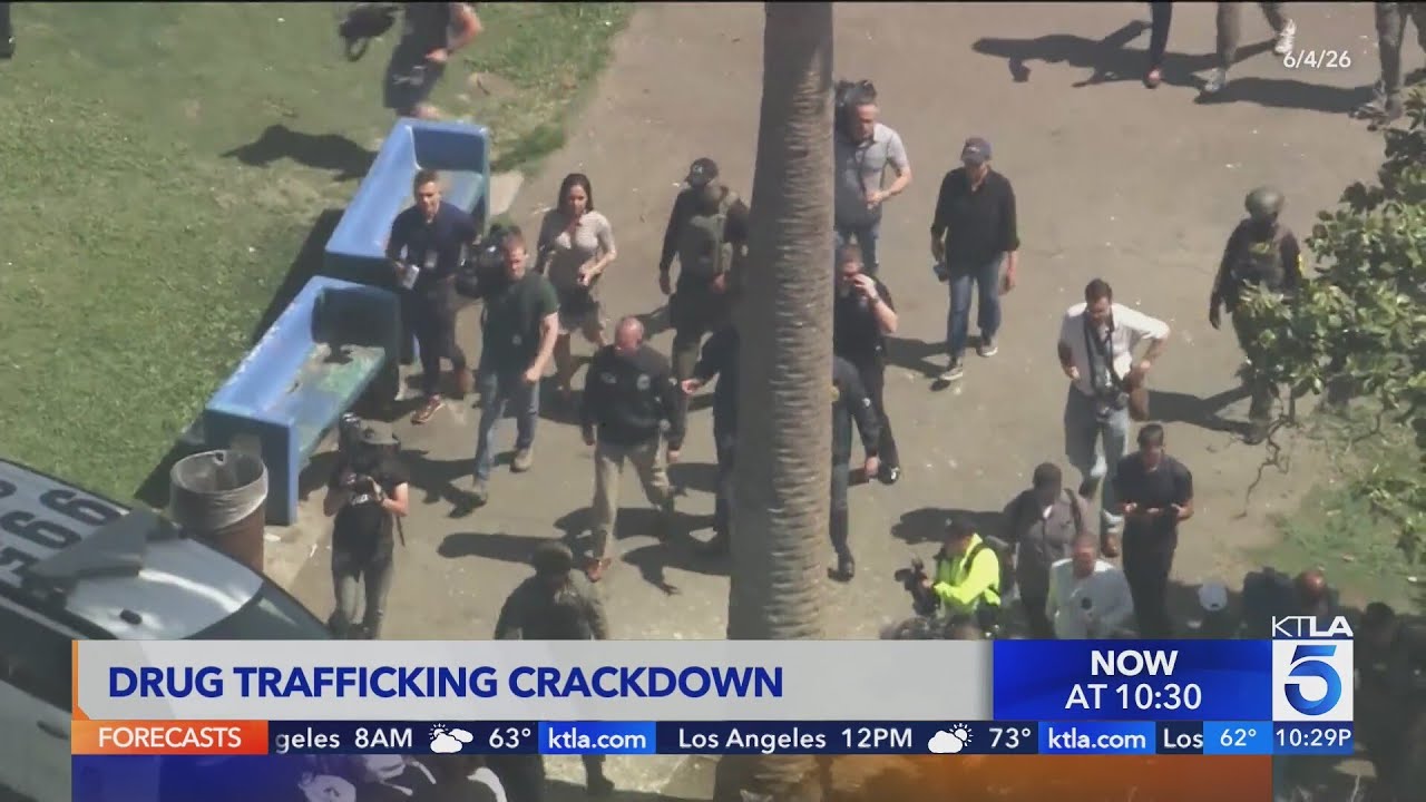 Drug trafficking crackdown in MacArthur Park