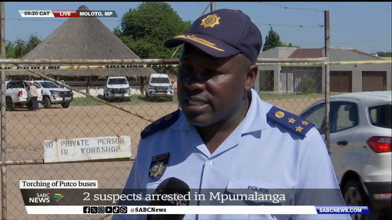 Two suspects arrested in connection with torching of 51 Putco buses