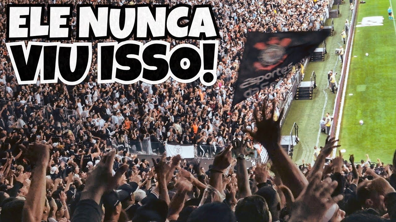 FIEL TORCIDA IMPRESSIONA HULK em CORINTHIANS 1x0 ATLÉTICO-MG! A ARENA TREMEU