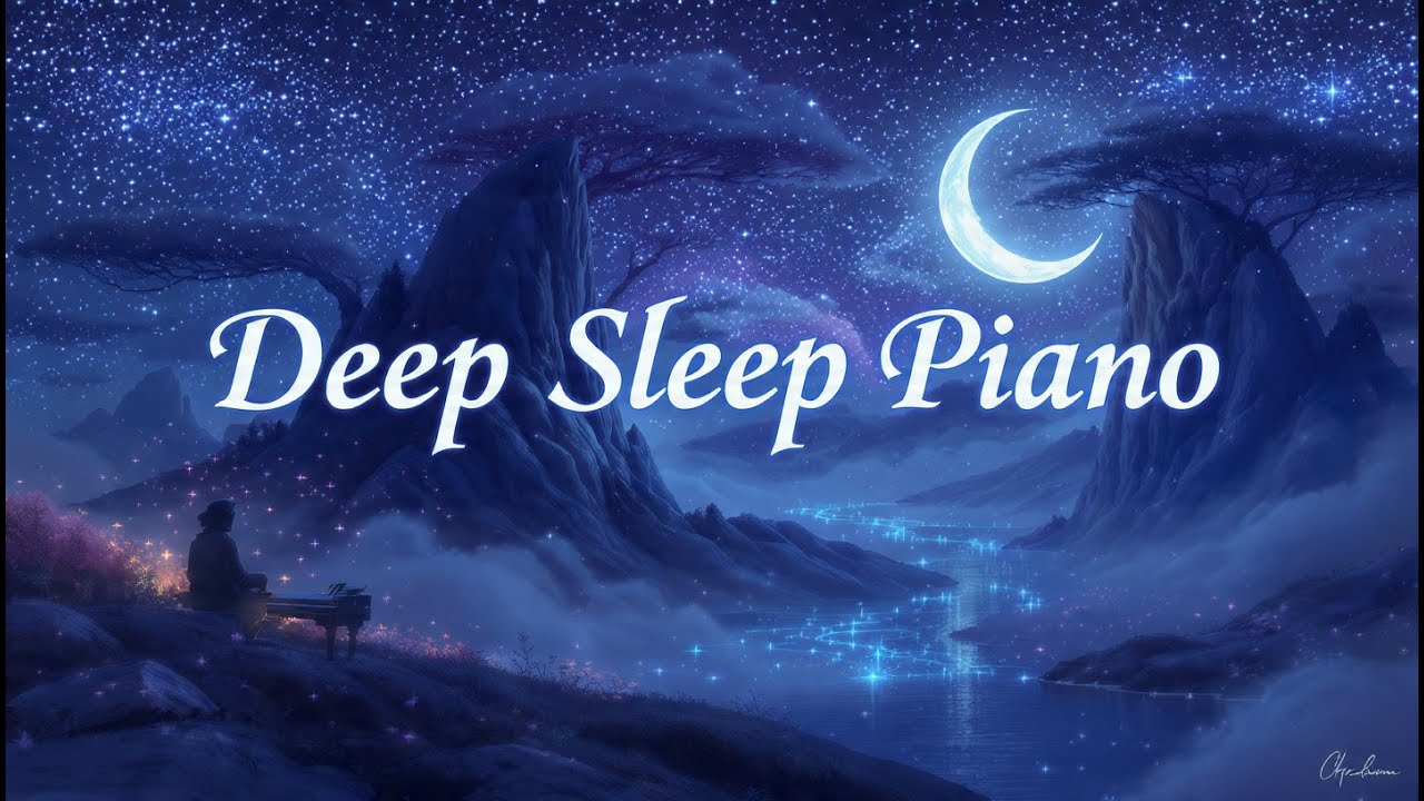 2 Hours Sleepy Piano Music for Deep Sleep & Relaxation | Study, Stress Relief, Calm Ambient