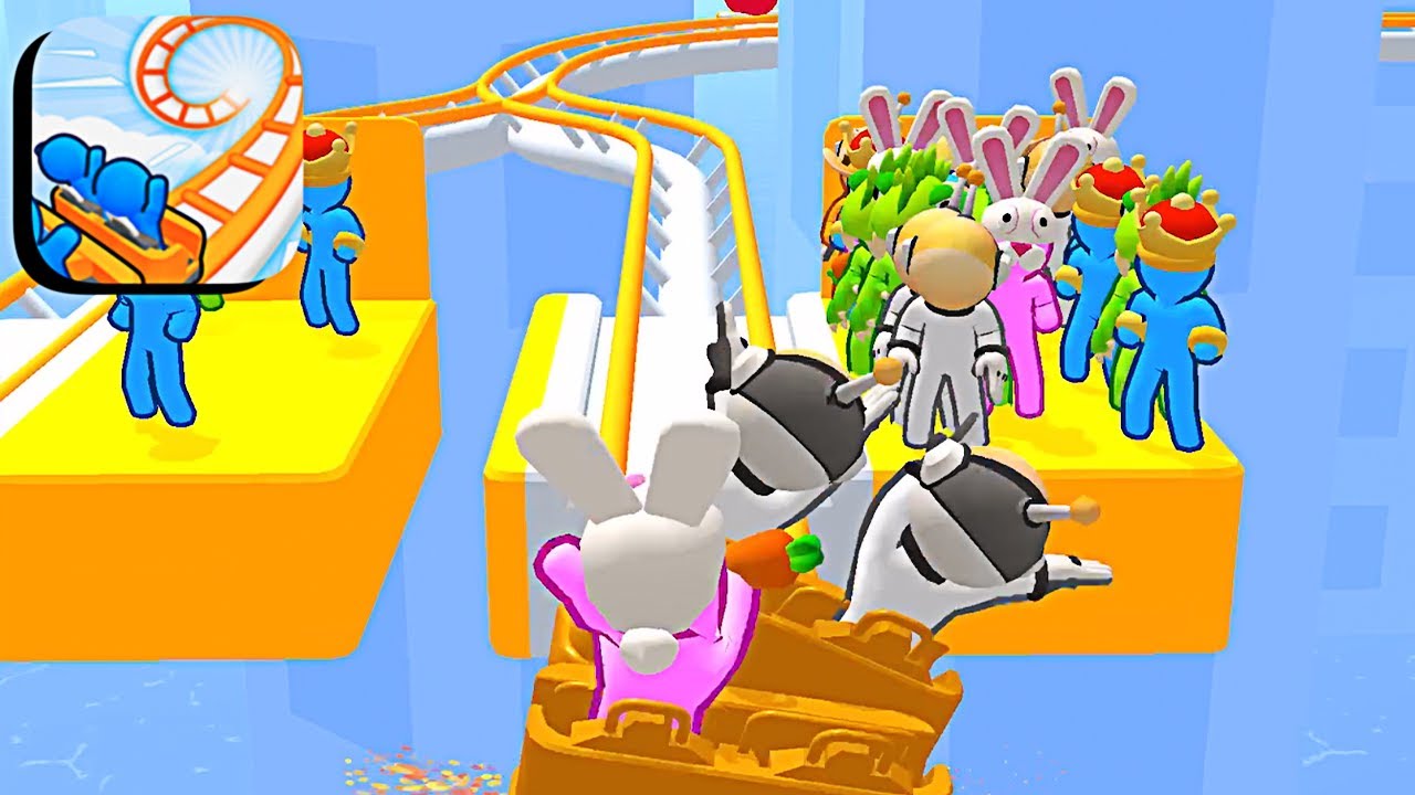 Runner Coaster ​- All Levels Gameplay Android,ios (Levels 148-149)
