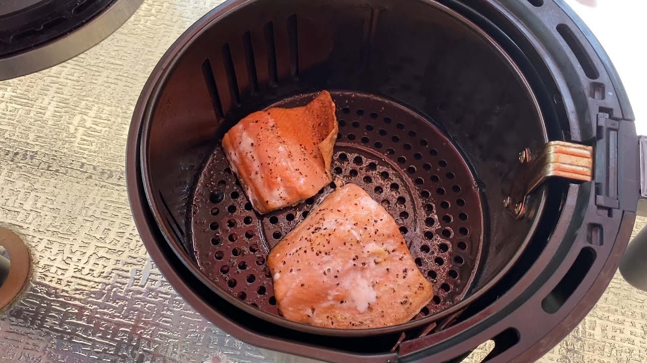 Air Fryer Frozen Salmon Recipe | How To Cook Frozen Salmon Fillets In The Air Fryer