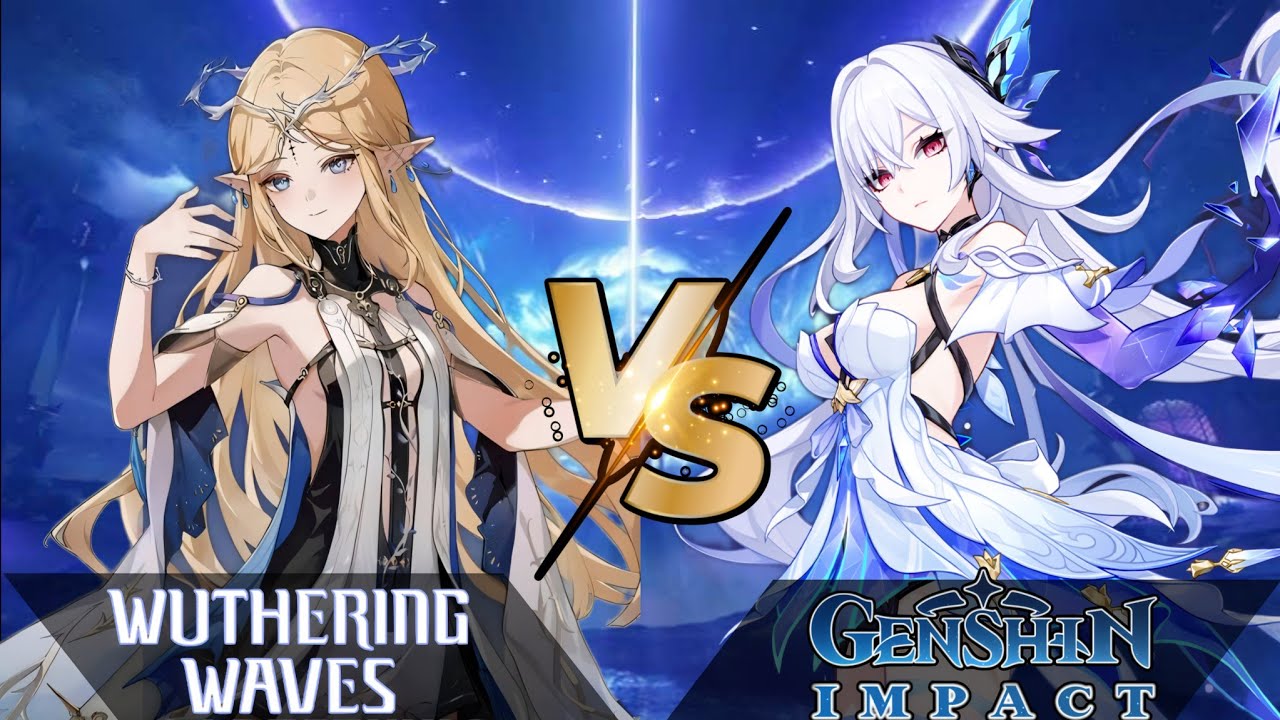 Skirk vs Cartethyia | Gameplay Comparison | GENSHIN IMPACT VS WUTHERING WAVES