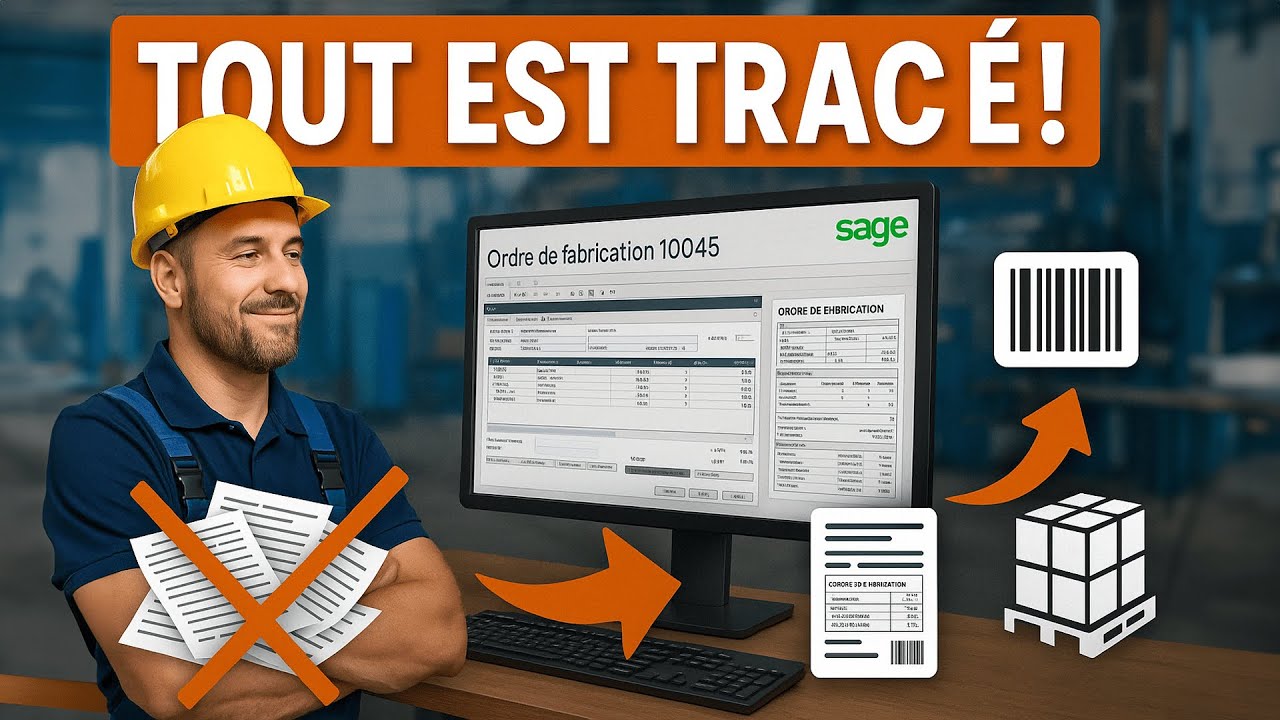 Ordres de fabrication et traçabilité dans Sage 100 Gestion de Production