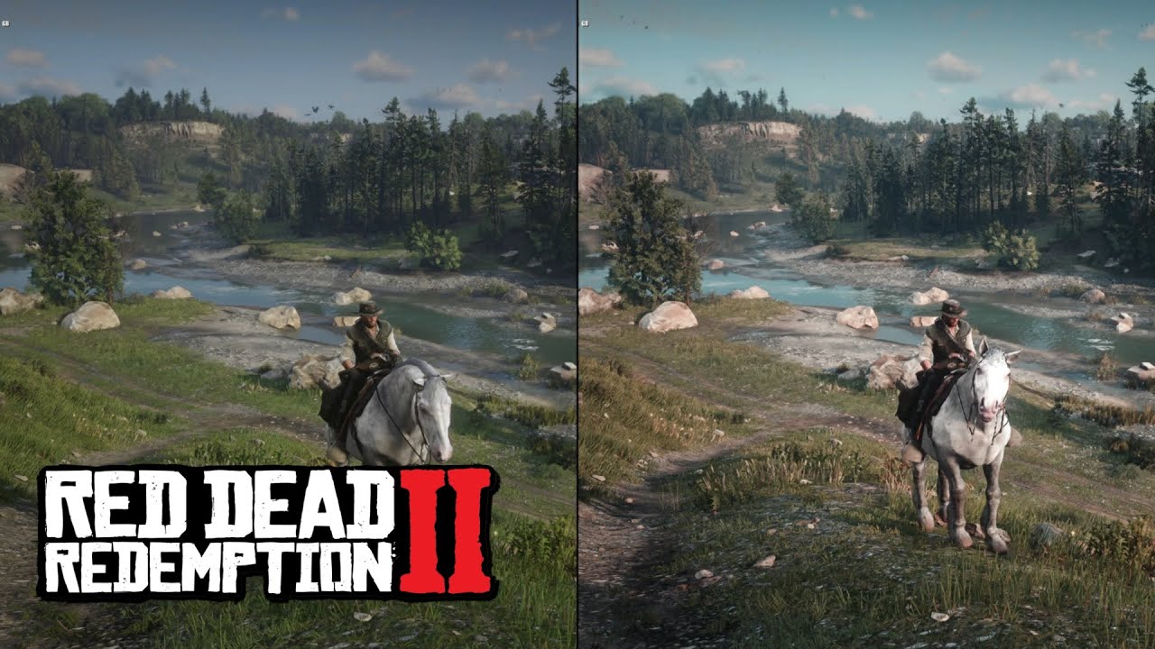 RDR2 | Vanilla vs N7E Film(ish) Reshade | Red Dead Redemption Modded Graphics Comparison Showcase