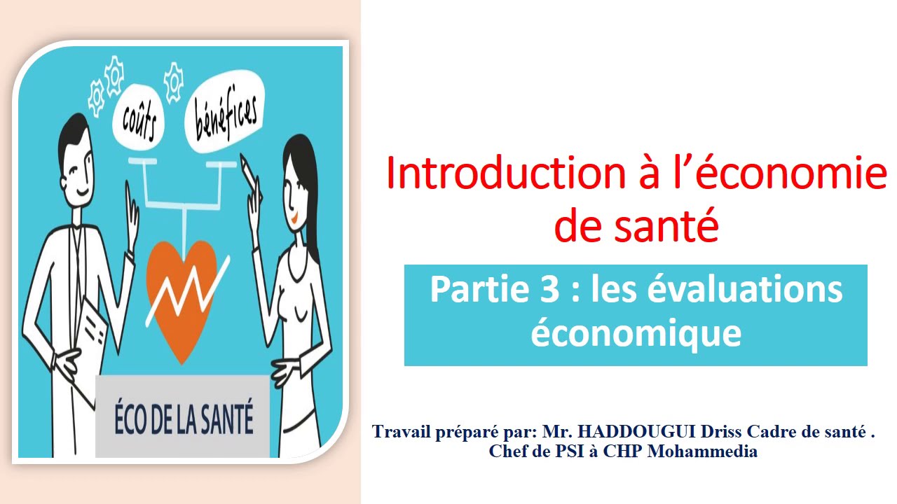évaluation économique : cours expliqué