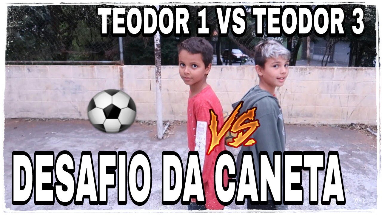 TEODOR 1 VS TEODOR 3 - X1 DESAFIO DO PANNA (CANETA)