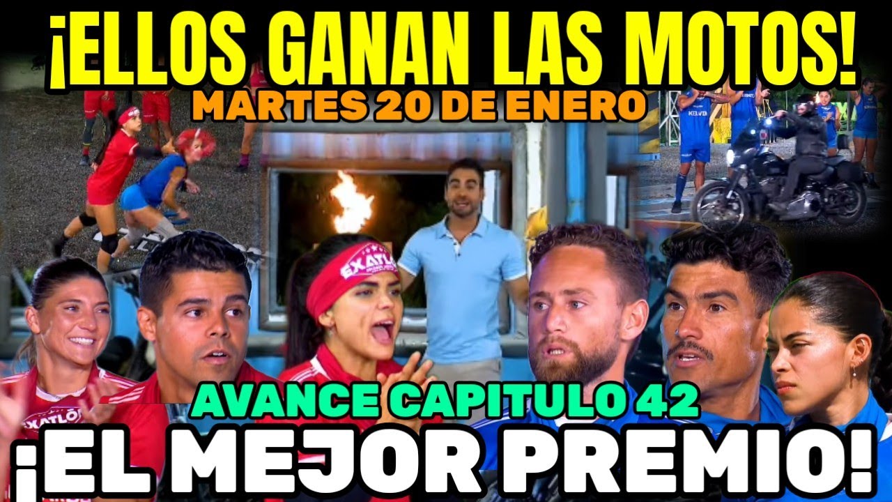 ESTO PASARÁ HOY EN EXATLÓN ESTADOS UNIDOS AVANCE CAP. 42 MARTES 20 DE ENERO  #exatloneeuu 