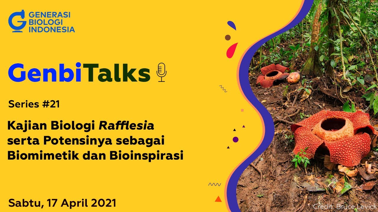 GenbiTalks Series #21 Kajian Biologi Rafflesia serta Potensinya sebagai Biomimetik dan Bioinspirasi