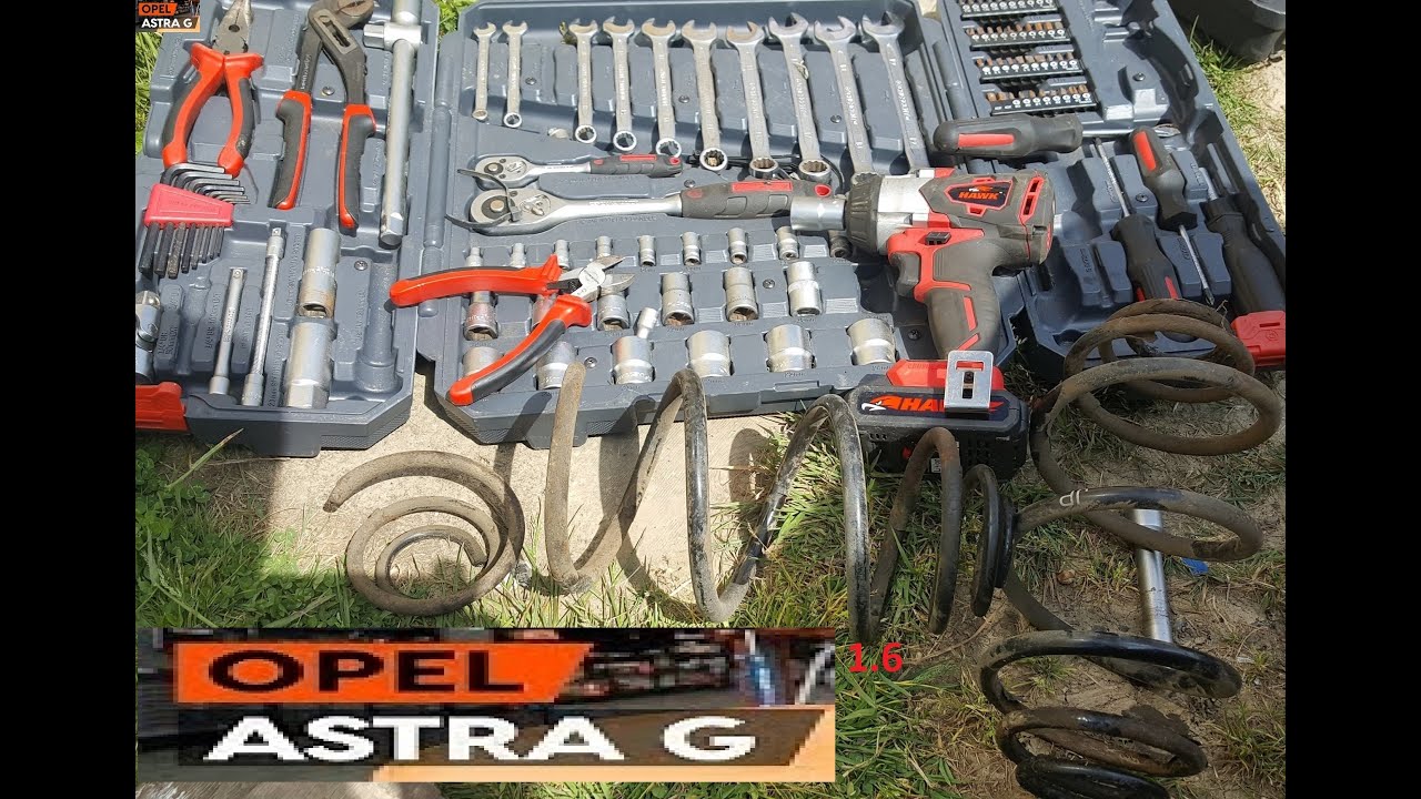 Tutorial Cum Schimb Arcurile la Vauxhall Opel Astra G 1.6
