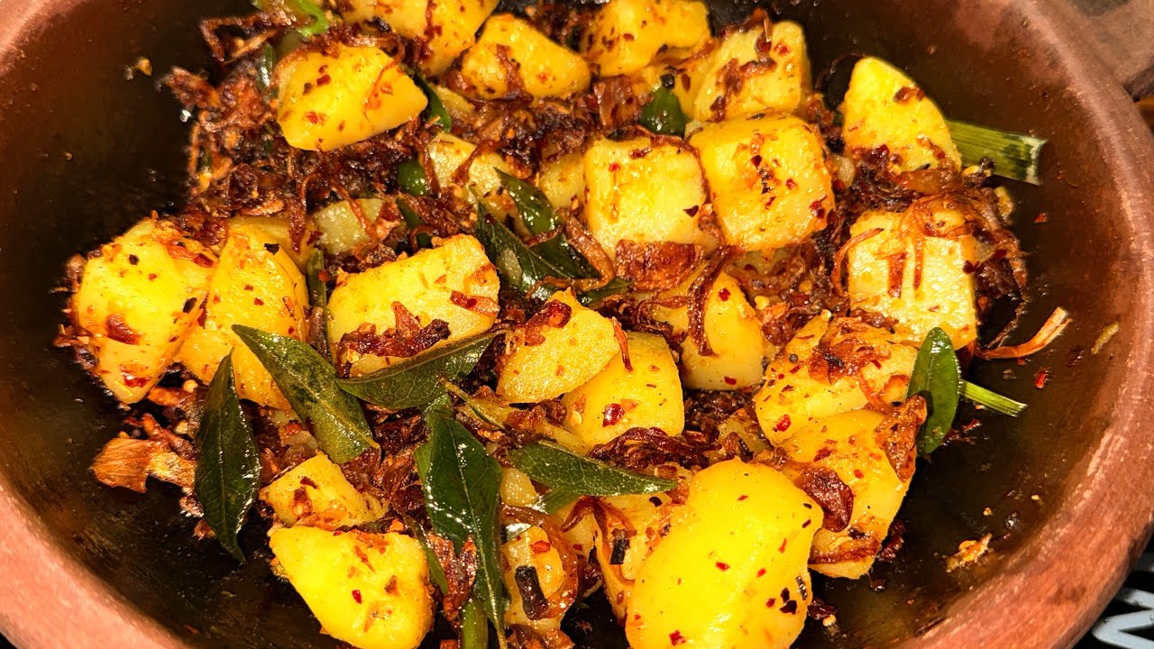 මේ විදියට හැදුවොත්න හැමදාම උනත් කයි 😲😋| රසට,පාටට සුවඳට අල බැඳුමක් | හදලම බලන්නම්