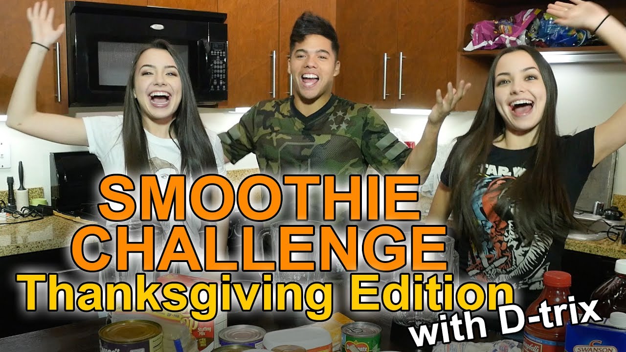 SMOOTHIE CHALLENGE Thanksgiving Edition - w/D-trix