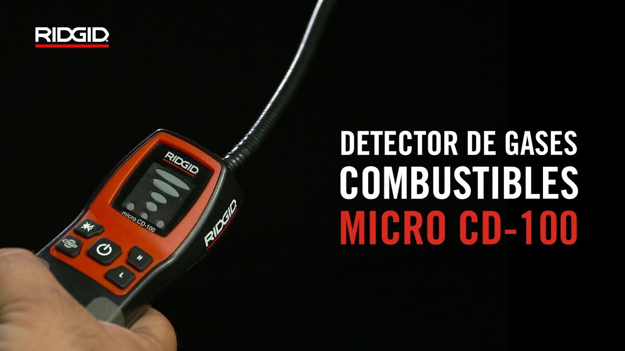 RIDGID Detector de gases combustibles micro CD-100