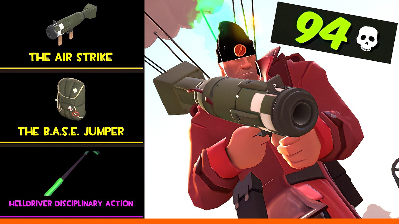 94 Killstreak Air Strike Defender! 🚀 | TF2 Soldier Gameplay 2026 [4K]
