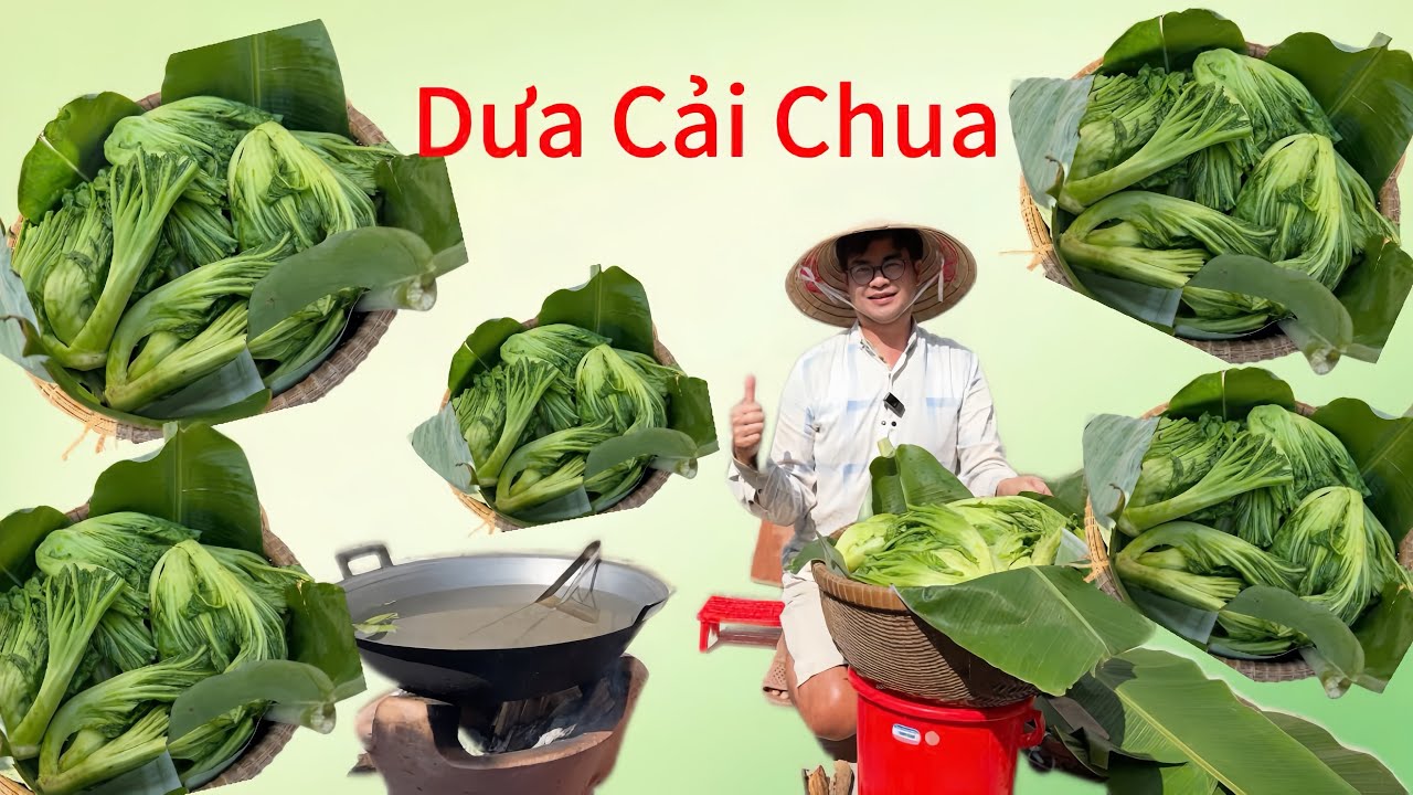Cách làm dưa cải chua ngày Tết mau chua, màu đẹp, giòn ngon ăn để lâu được 